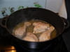 Poulet au basilic : Etape 1