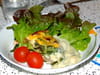 Tarte saumon-�pinards, sauce au gorgonzola : Etape 6