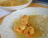 Curry jaune de crevettes express : Etape 3
