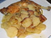 Poulet et pommes de terre boulang�res : Etape 6