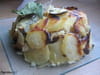 G�teau de pommes de terre aux c�pes : Etape 2