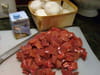 Rognons sauce l�g�re aux champignons : Etape 1