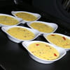 Cr�me br�l�e au parmesan, tomates s�ch�es et basilic : Etape 3