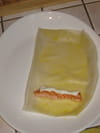 Roul�s de  saumon aux graines de s�same : Etape 2