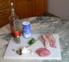 R�ti  de lotte au bacon : Etape 1