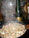 Champignons au cr�mant de Loire : Etape 1