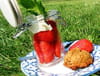 Fraises � la cr�me menthol�e : Etape 2