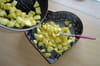 Crumble aux pommes et chocolat : Etape 2