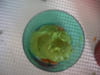Verrines de crevettes, avocat et saumon fum� : Etape 4