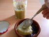 Crumble rhubarbe-poire sur lit de pruneaux : Etape 4