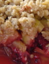 Crumble rhubarbe-framboise : Etape 5