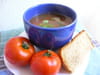 Soupe piment�e aux tomates et � la roquette : Etape 3