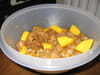 Poulet � la mangue verte : Etape 2