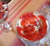 Fraisier en verrine, crumble croquant au caramel : Etape 6