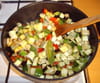 Tatin proven�ale au ch�vre et au pesto : Etape 2