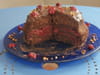 G�teau g�noise chocolat-framboise : Etape 6