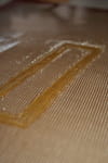 Abricots po�l�s, chrysalide caramel-chocolat : Etape 3