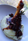 Poulet confit � la noisette et romarin, sauce au caf� : Etape 2