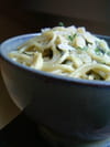Pasta � la cr�me de courgettes : Etape 3