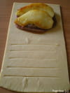 Jalousies aux pommes et � la cr�me de marrons : Etape 1