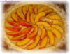 Tarte aux p�ches sur cr�me d amande : Etape 4