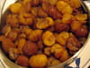 Marrons glac�s au jus de pommes vanill� : Etape 2