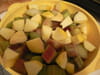 Cobbler pomme-rhubarbe : Etape 1