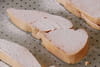 Foie gras po�l� aux speculoos sur lit de compote pomme-rhubarbe et caramel balsamique : Etape 2