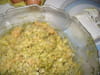 Cake au pesto, ch�vre et oignons : Etape 1