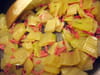 Blettes � la carbonara : Etape 3