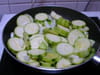 Tarte aux courgettes et crevettes : Etape 1