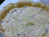 Tarte aux courgettes et crevettes : Etape 3