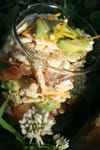 Tartare d avocats, dorade et tucs : Etape 4