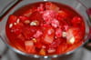 Soupe de fraises au cidre et pralines roses : Etape 2