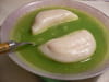Raviolis vapeur sur lit de courgettes en velout� : Etape 6