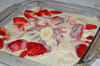 Clafoutis aux fraises et aux bananes : Etape 3