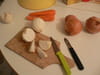Tatin de l�gumes du potager caram�lis�s au roquefort : Etape 1