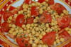 Salade de pois chiches � l orientale : Etape 3