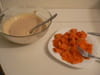 Fondant de courge � la cr�me fra�che : Etape 1