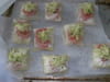 Bricks aux deux l�gumes et au ch�vre : Etape 6