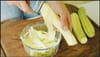 Tagliatelles de courgettes : Etape 1