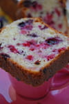 Cake aux fruits rouges : Etape 4