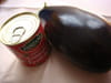 Aubergines � la sauce tomate : Etape 1