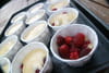 Muffins aux framboises du jardin, parfum de pandan : Etape 3