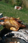 Pintade au tourne-broche : Etape 6