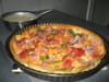 Quiche au jambon cru, melon et menthe : Etape 4