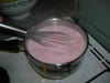 Cr�me anglaise � la fraise Tagada : Etape 4