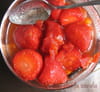 Salade fraises-tomates confites, sirop vanille-citron vert : Etape 4
