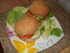 Hamburger maison au saumon : Etape 4