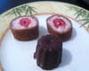 Sushis sucr�s � la framboise : Etape 6